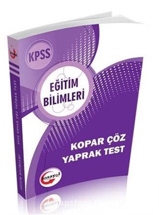 KPSS Genel Yetenek Genel Kültür Eğitim Bilimleri Kopar Çöz Yaprak Test