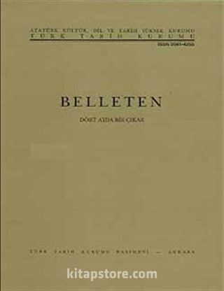 Belleten Cilt: LXXX - Sayı 287 Nisan 2016