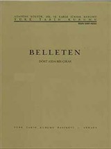 Belleten Cilt: LXXVII - Sayı 282 Ağustos 2014