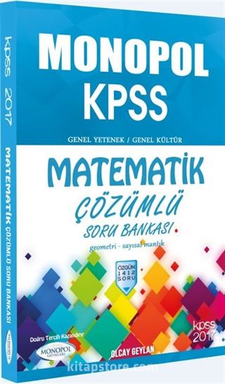 2017 KPSS Matematik Çözümlü Soru Bankası