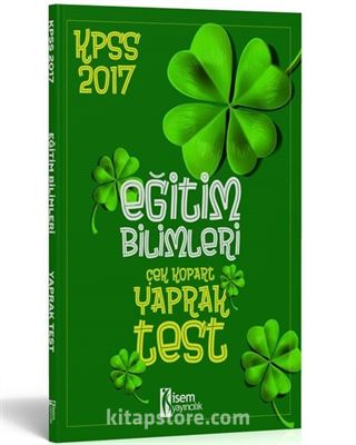 2017 KPSS Eğitim Bilimleri Çek Kopart Yaprak Test