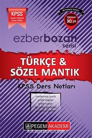2017 KPSS Ezberbozan Türkçe-Sözel Mantık Ders Notları