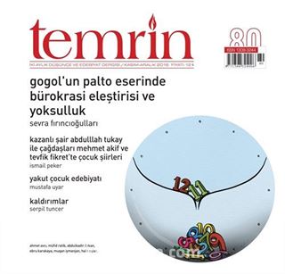 Temrin Aylık Düşünce ve Edebiyat Dergisi Sayı:80 Kasım-Aralık 2016