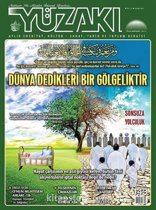Yüzakı Aylık Edebiyat, Kültür, Sanat, Tarih ve Toplum Dergisi / Sayı:143 Ocak 2017