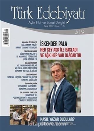 Türk Edebiyatı Aylık Fikir ve Sanat Dergisi Ocak 2017 Sayı 519