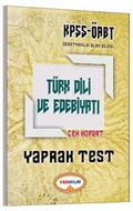 2017 KPSS ÖABT Türk Dili ve Edebiyatı Çek Kopart Yaprak Test