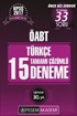 2017 KPSS ÖABT Türkçe Öğretmenliği Tamamı Çözümlü 15 Deneme