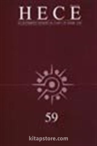 Sayı:59 Kasım 2001-Hece Aylık Edebiyat Dergisi