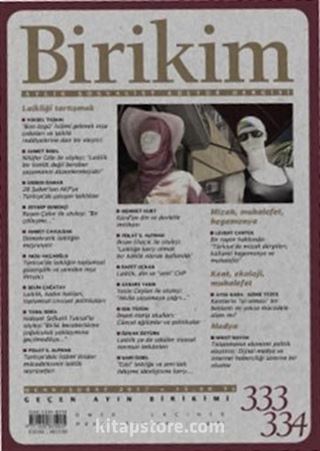 Birikim / Sayı:333-334 Ocak-Şubat Yıl:2017 / Aylık Sosyalist Kültür Dergisi