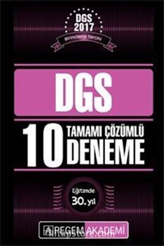 2017 DGS Tamamı Çözümlü 10 Deneme