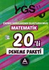 YGS Çıkmış Sorulardan Oluşturulmuş Matematik 20'li Deneme Paketi