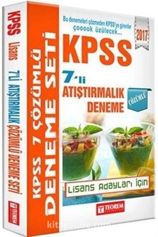 2017 KPSS Lisans Adayları İçin 7'li Atıştırmalık Deneme Seti
