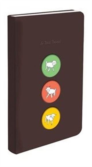 Circle Collection Deri Kapak Çizgili-Kuzulu Not Defteri (KPR231)