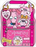 Pink Puppies Colouring Book