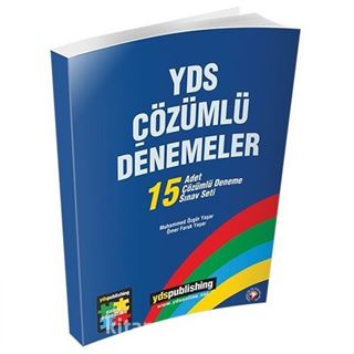 YDS Çözümlü Denemeler 15 Adet Çözümlü Deneme Sınav Seti