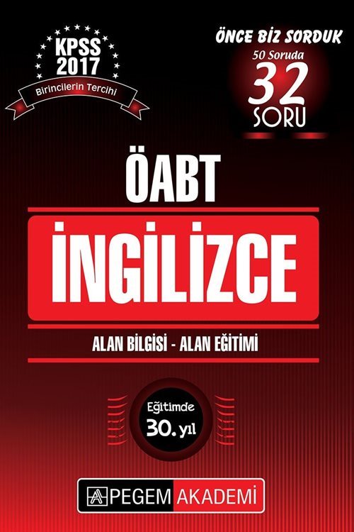 2017 KPSS ÖABT İngilizce Konu Anlatımlı