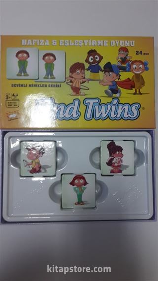 Sevimli Minikler 54 Parça / Find Twins Hafıza ve Eşleştirme Oyunu