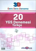 20 YGS Denemesi Türkçe 3D