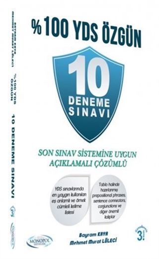 %100 YDS Özgün 10 Deneme Sınavı