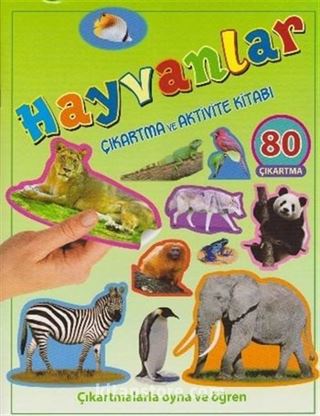 Hayvanlar Çıkartma ve Aktivite Kitabı