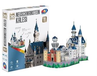 Neuschwanstein Kalesi 3D Puzzle (98 Parça)