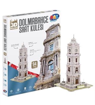 Dolmabahçe Saat Kulesi 3D Puzzle (93 Parça)