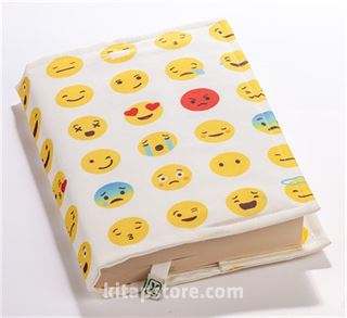Kitap Kılıfı - Emojiler (M - 31x21cm)