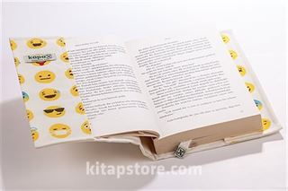 Kitap Kılıfı - Emojiler (M - 31x21cm)
