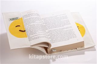 Kitap Kılıfı - Mutlu - Üzgün Emoji (M - 31x21cm)