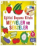 Meyveler ve Sebzeler Eğitici Boyama Kitabı