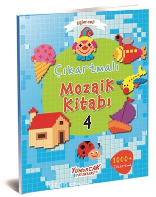 Eğlenceli Çıkartmalı Mozaik Kitabı 4