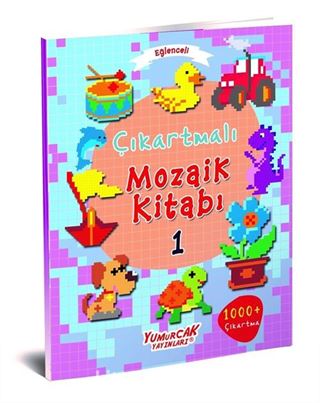 Eğlenceli Çıkartmalı Mozaik Kitabı (4 Kitap)