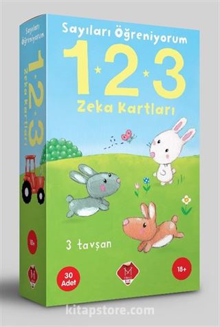 Sayıları Öğreniyorum 1-2-3 Zeka Kartları