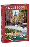 Galata Kulesi-Portofino 2x1000 Parça Puzzle Takım