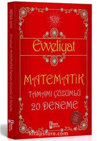 KPSS Evveliyat Matematik Tamamı Çözümlü 20 Deneme