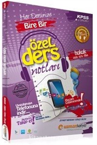 KPSS Hukuk (Ceza-İcra-İflas) Özel Ders Notları