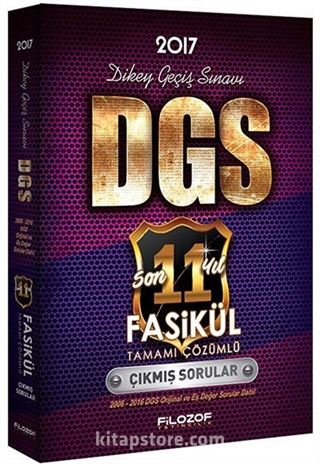 DGS Son 11 Yıl Fasikül Tamamı Çözümlü Çıkmış Sorular