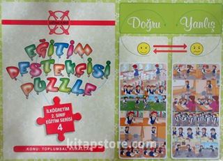 Eğitim Destekçisi Puzzle - İlköğretim 2. Sınıf Eğitim Serisi 4 / Konu:Toplumsal Kurallar