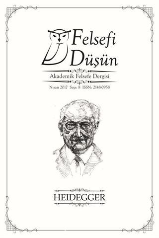 Felsefi Düşün Akademik Felsefe Dergisi Sayı:8 - Heidegger