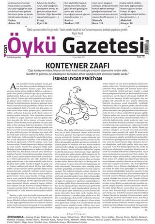 Can Aylık Öykü Gazetesi Sayı:8 Mayıs 2017