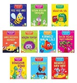 Mini Mini Fabllar Karakter Geliştiren Masallar (10 Kitap,1. ve 2. Sınıflar İçin)