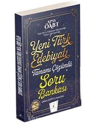 KPSS ÖABT Yeni Türk Edebiyatı Tamamı Çözümlü Soru Bankası