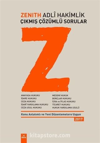 Zenith Adli Hakimlik Çıkmış Çözümlü Sorular