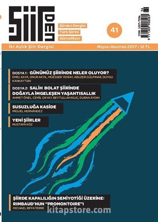 Şiirden İki Aylık Şiir Dergisi Sayı:41 Mayıs-Haziran 2017