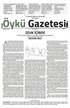 Can Aylık Öykü Gazetesi Sayı:10 Temmuz 2017