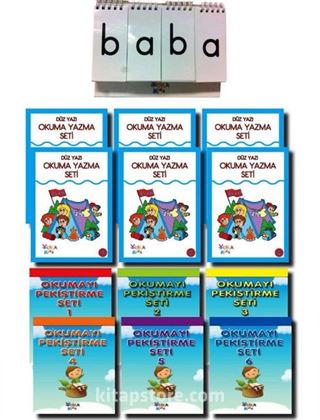 Düz Yazı Okuma Yazma Seti (12 Kitap)