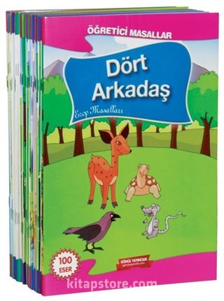 100 Temel Eser Öğretici Masallar Seti (30 Kitap)