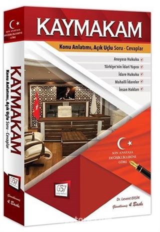 2018 Kaymakamlık Konu Anlatımlı Hazırlık Kitabı