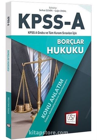 2018 KPSS A Grubu Tüm Kurum Sınavları İçin Borçlar Hukuku Konu Anlatım