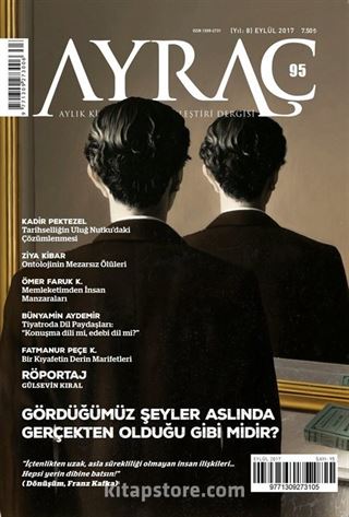 Ayraç Aylık Kitap Tahlili ve Eleştiri Dergisi Sayı:95 Eylül 2017